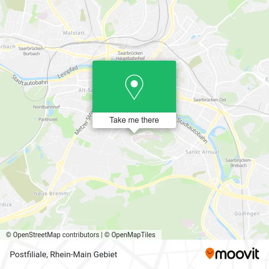 Карта Postfiliale