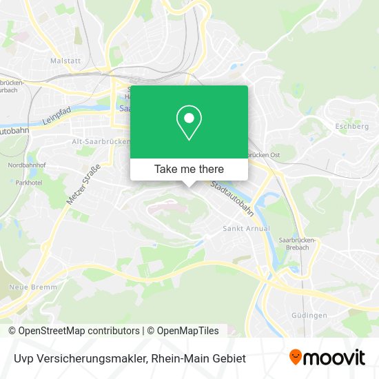 Карта Uvp Versicherungsmakler