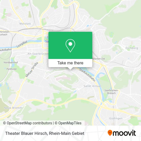Карта Theater Blauer Hirsch