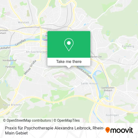 Карта Praxis für Psychotherapie Alexandra Leibrock