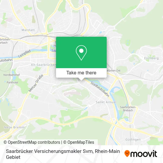 Карта Saarbrücker Versicherungsmakler Svm