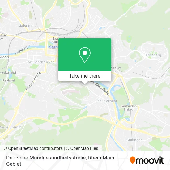 Карта Deutsche Mundgesundheitsstudie