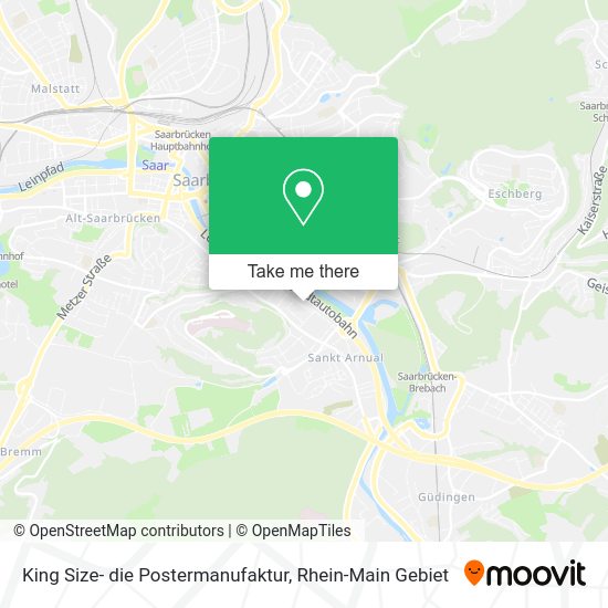 Карта King Size- die Postermanufaktur