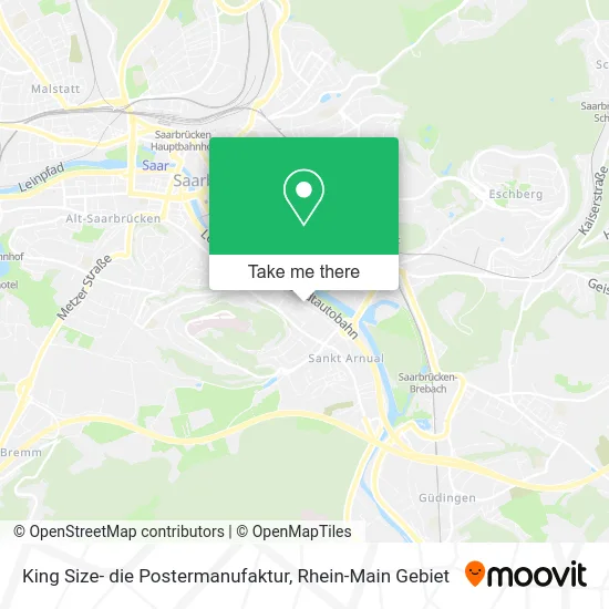 Карта King Size- die Postermanufaktur