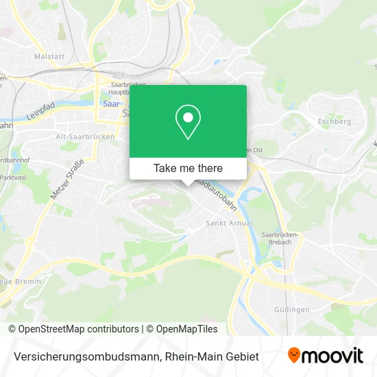 Карта Versicherungsombudsmann