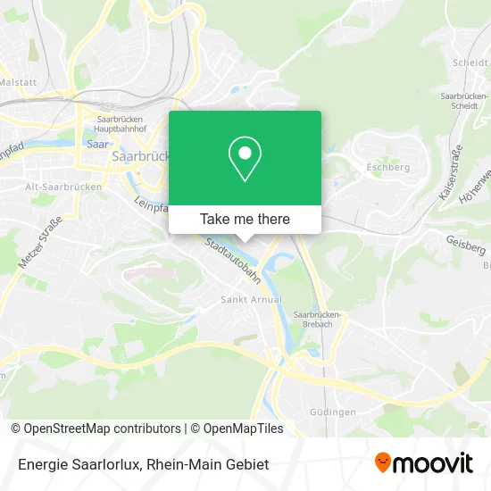 Карта Energie Saarlorlux