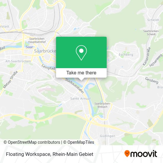 Floating Workspace map