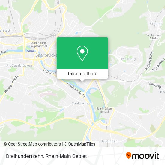 Карта Dreihundertzehn