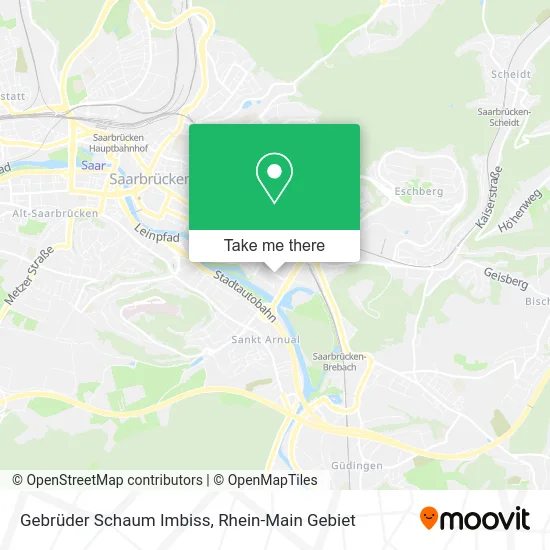 Карта Gebrüder Schaum Imbiss