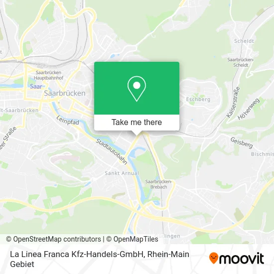 Карта La Linea Franca Kfz-Handels-GmbH