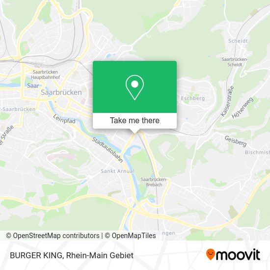 Карта BURGER KING