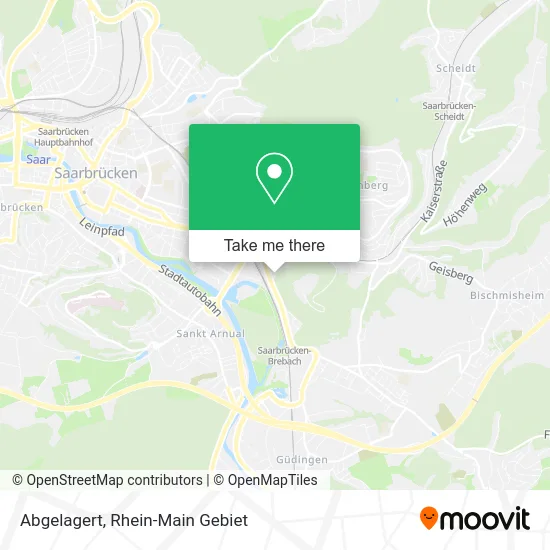 Карта Abgelagert