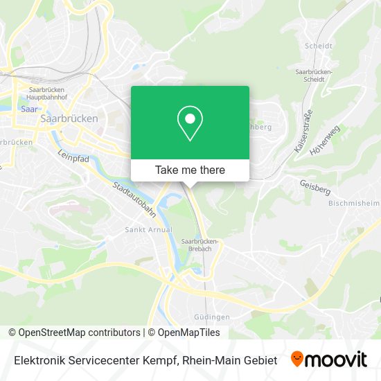 Карта Elektronik Servicecenter Kempf