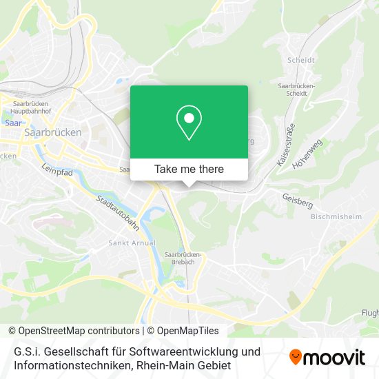 Карта G.S.i. Gesellschaft für Softwareentwicklung und Informationstechniken