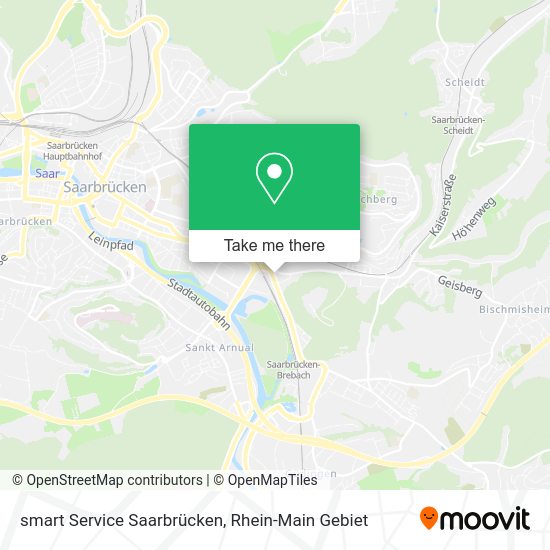 Карта smart Service Saarbrücken