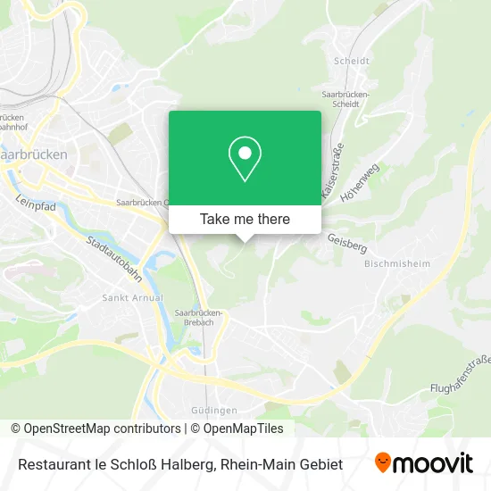 Карта Restaurant le Schloß Halberg