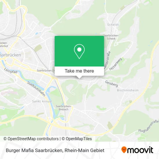 Карта Burger Mafia Saarbrücken