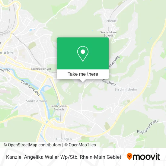 Карта Kanzlei Angelika Waller Wp/Stb