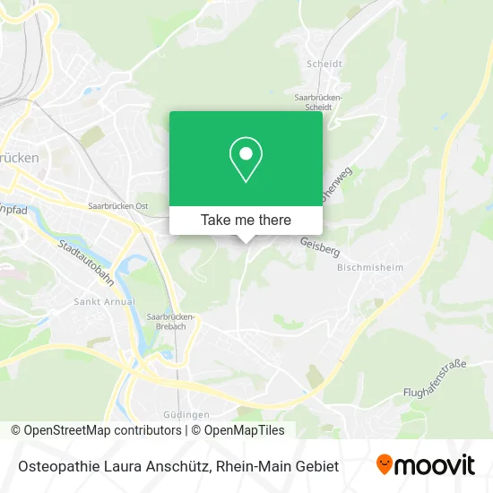 Карта Osteopathie Laura Anschütz