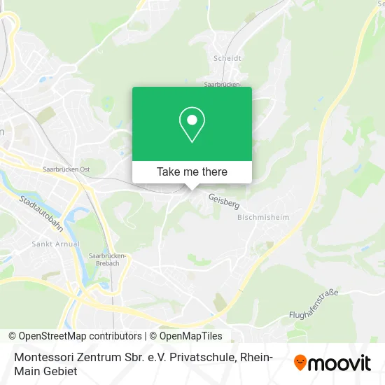 Карта Montessori Zentrum Sbr. e.V. Privatschule