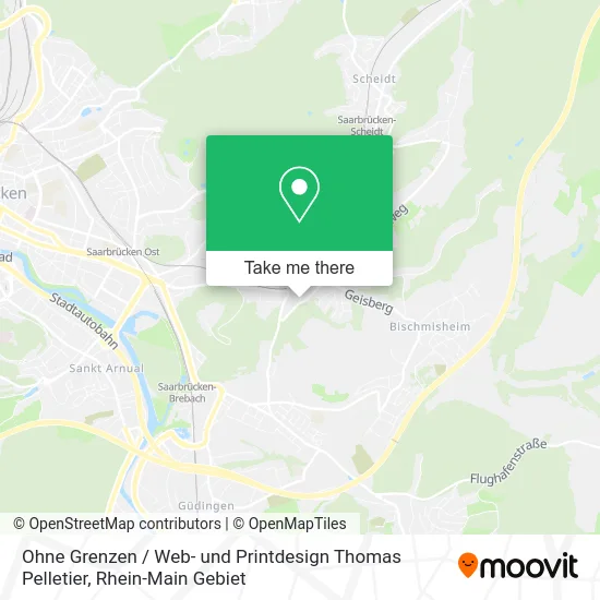 Карта Ohne Grenzen / Web- und Printdesign Thomas Pelletier