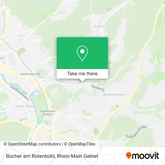 Карта Bücher am Rotenbühl