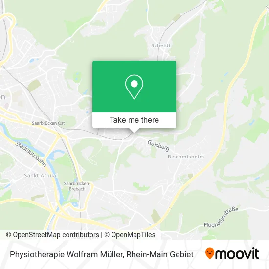 Карта Physiotherapie Wolfram Müller