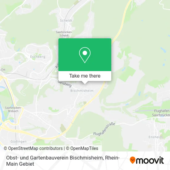 Карта Obst- und Gartenbauverein Bischmisheim