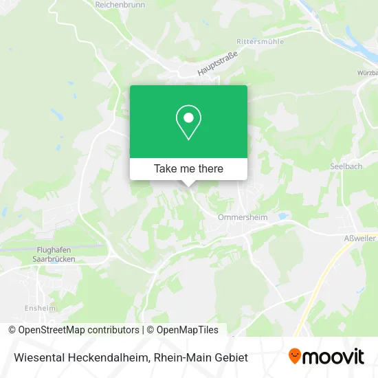 Карта Wiesental Heckendalheim