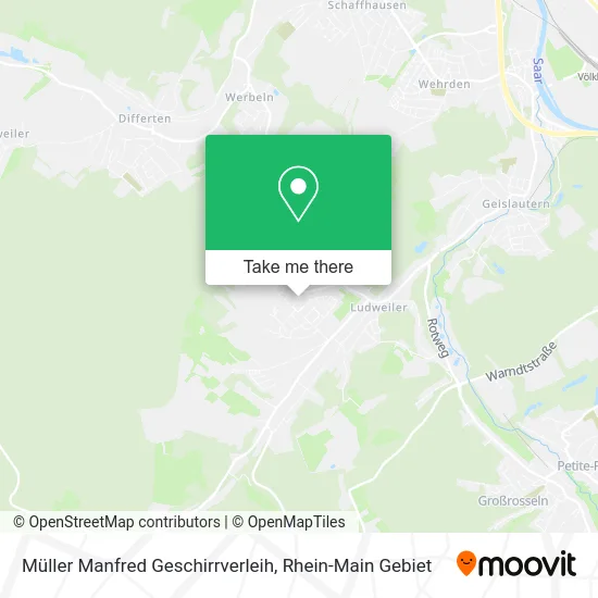 Карта Müller Manfred Geschirrverleih