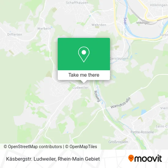 Карта Käsbergstr. Ludweiler