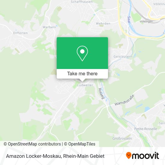 Карта Amazon Locker-Moskau