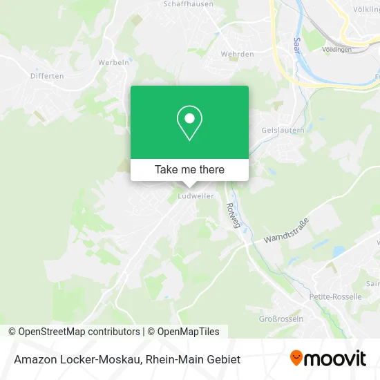 Карта Amazon Locker-Moskau