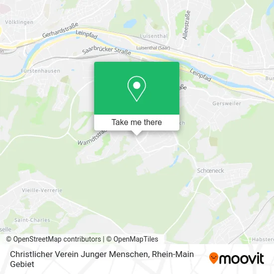 Карта Christlicher Verein Junger Menschen
