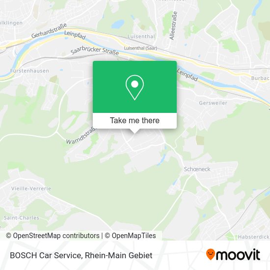 Карта BOSCH Car Service
