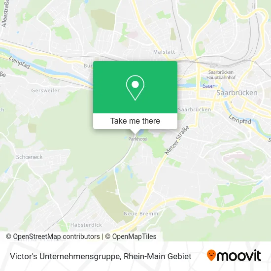Карта Victor's Unternehmensgruppe