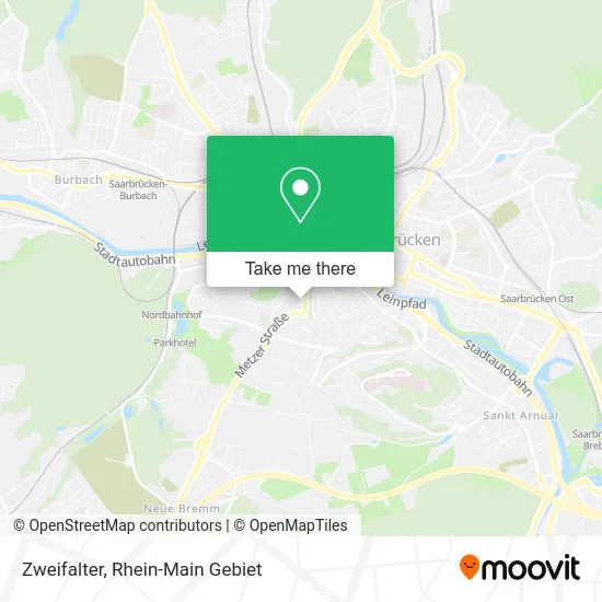 Карта Zweifalter