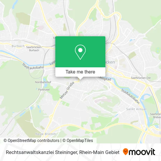 Карта Rechtsanwaltskanzlei Steininger
