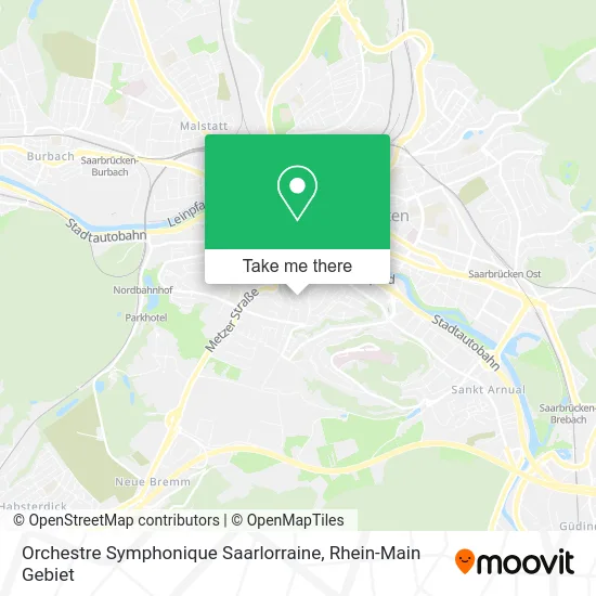 Карта Orchestre Symphonique Saarlorraine