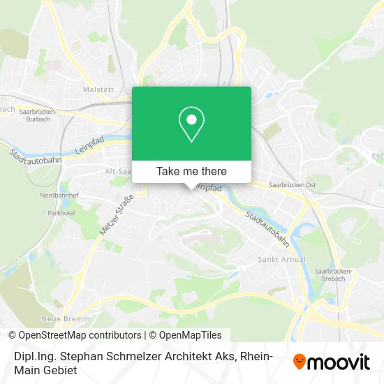Карта Dipl.Ing. Stephan Schmelzer Architekt Aks