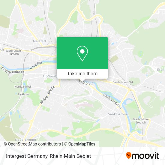 Карта Intergest Germany