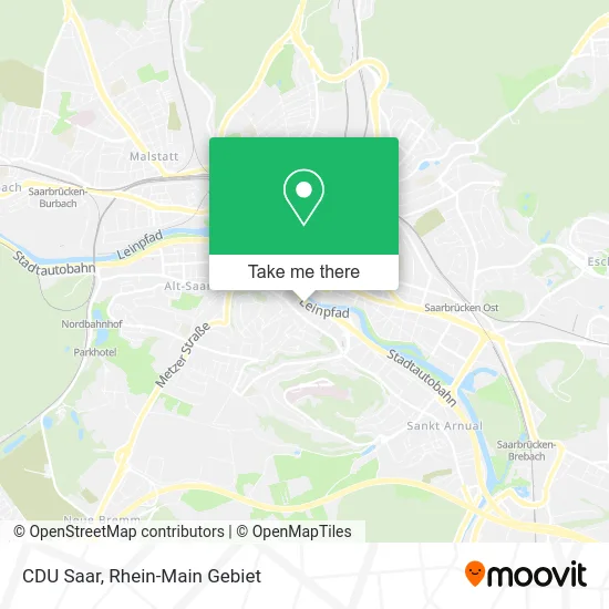 Карта CDU Saar