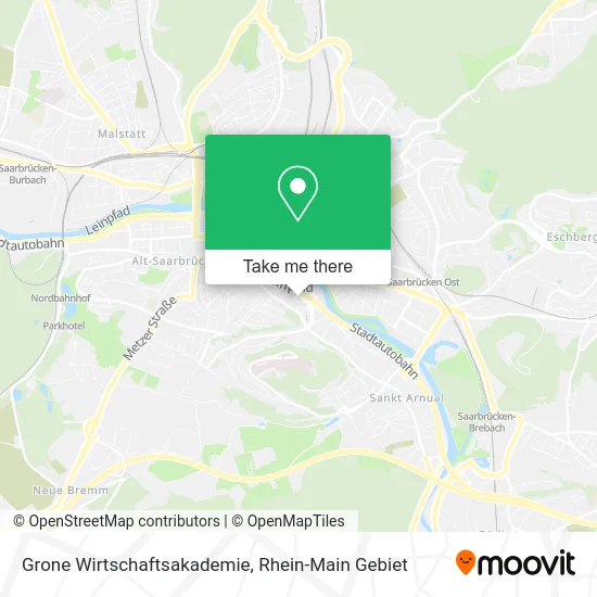 Карта Grone Wirtschaftsakademie