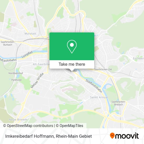 Карта Imkereibedarf Hoffmann