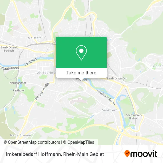 Карта Imkereibedarf Hoffmann