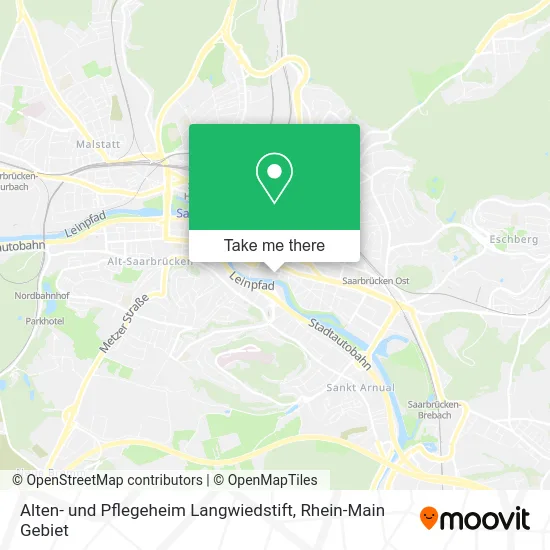 Карта Alten- und Pflegeheim Langwiedstift