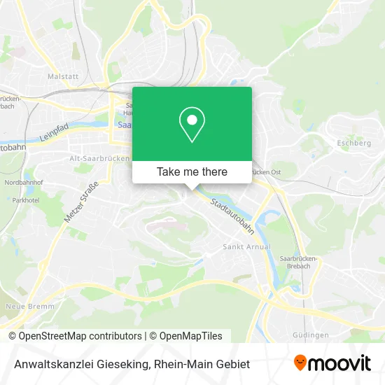 Карта Anwaltskanzlei Gieseking