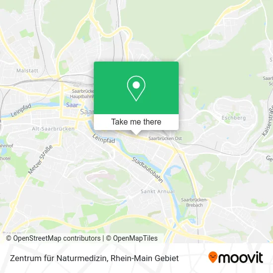 Карта Zentrum für Naturmedizin