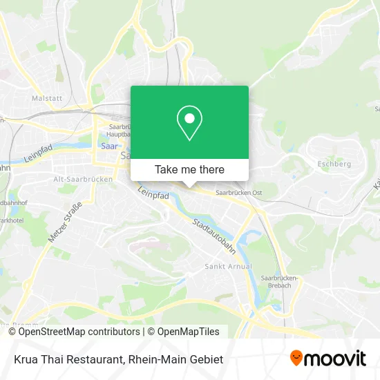 Карта Krua Thai Restaurant