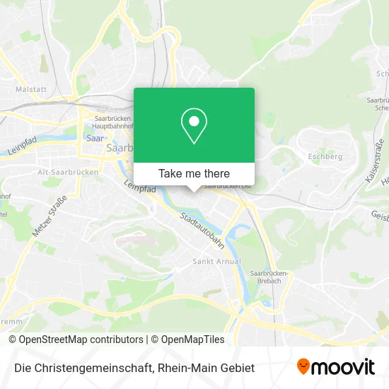 Карта Die Christengemeinschaft